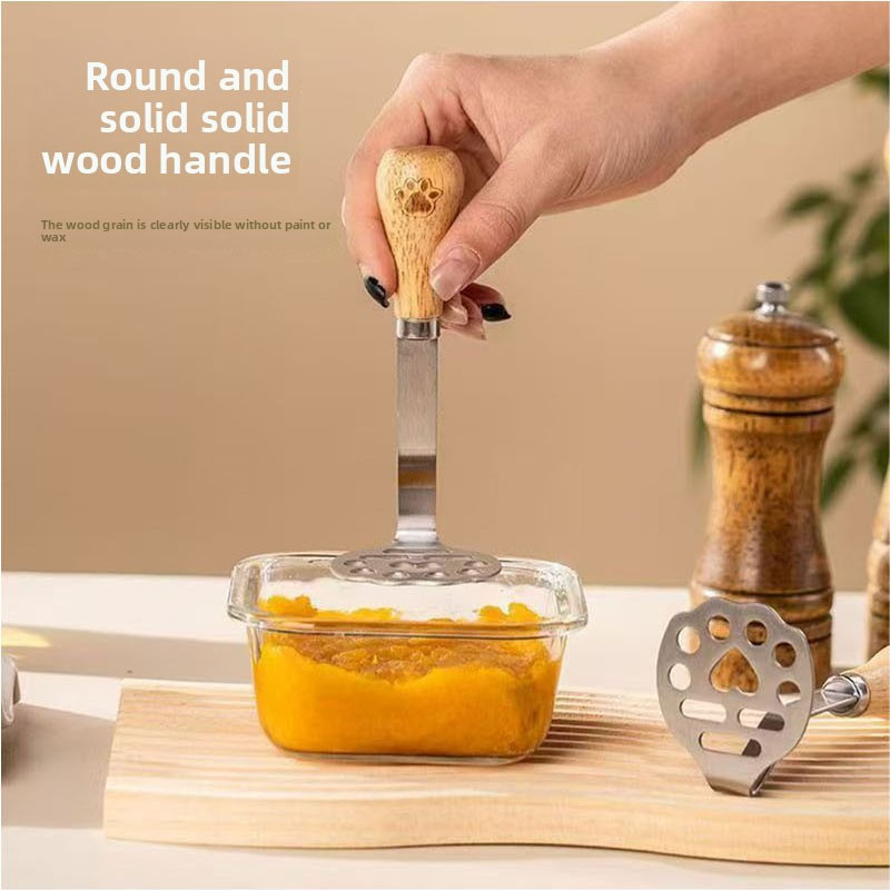 Baby Food With Avocado - Stainless Steel Bear Claw Potato Masher,