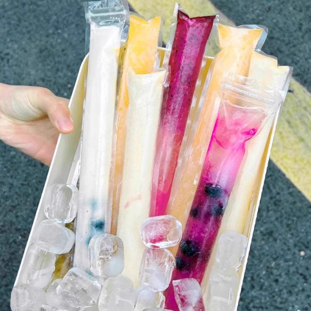 Baby Food Yogurt - 10/50pcs Disposable Transparent Ice Popsicle Bags
