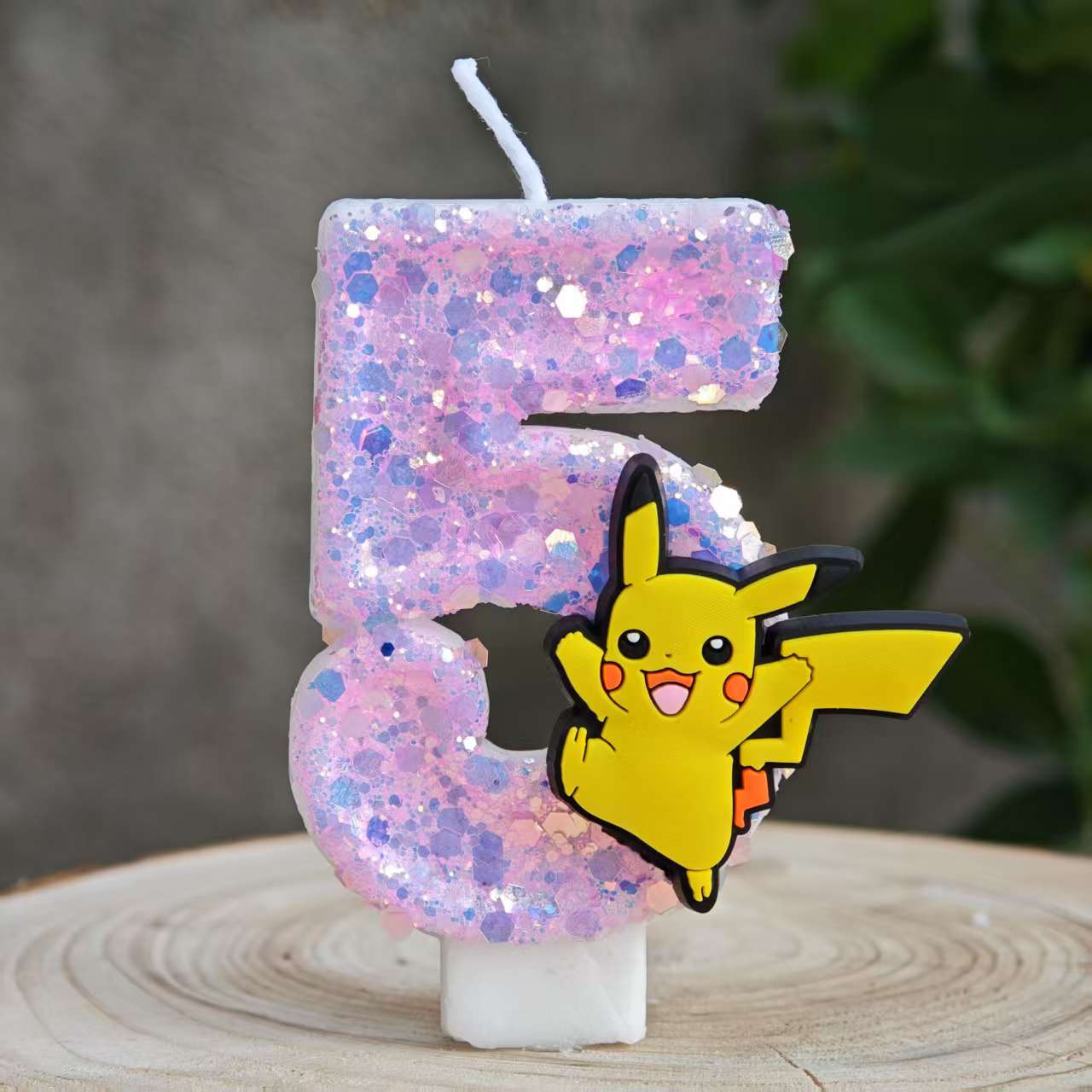 Baby Food Mixer - Pikachu Pokémon Candles 0-9 Number Cake