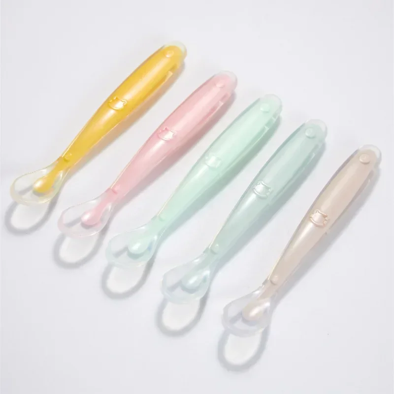 Baby Food Kit - Soft Silicone Baby Spoon Toddler Complementary