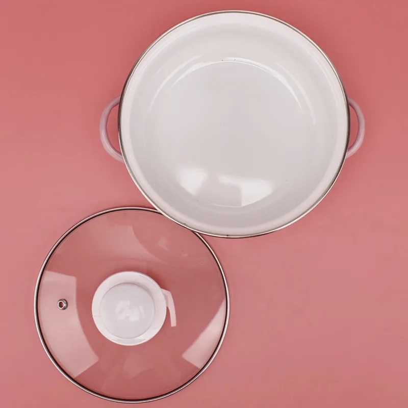 Enamel Soup Bowl Milk Pot Baby - огляд і ціна Baby Food Glass