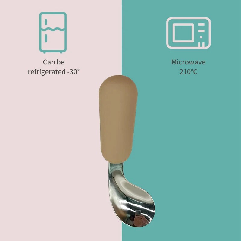 Baby Spoon Fork Set 316 Stainl - огляд і ціна Baby Food Kit