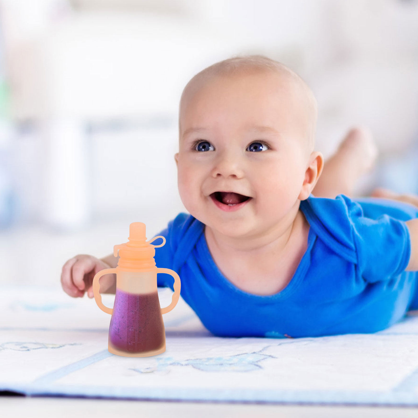 Silicone Baby Food Pouches Reu - огляд і ціна Baby Food Yogurt