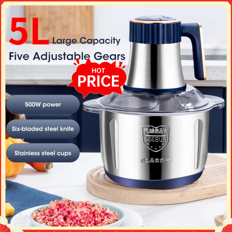 5L Electric Meat Grinders 304  - огляд і ціна Baby Food Mixer