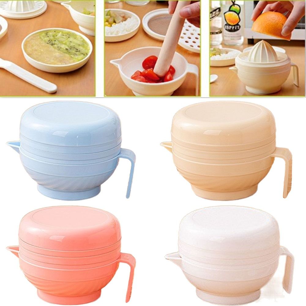 7Pcs Portable Food Grinding Bo - огляд і ціна Baby Food Kit