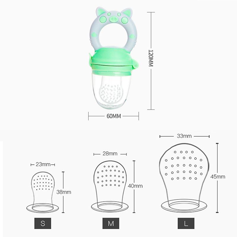4pcs/set Silicone Fruit & Vege - огляд і ціна Baby Food Kit