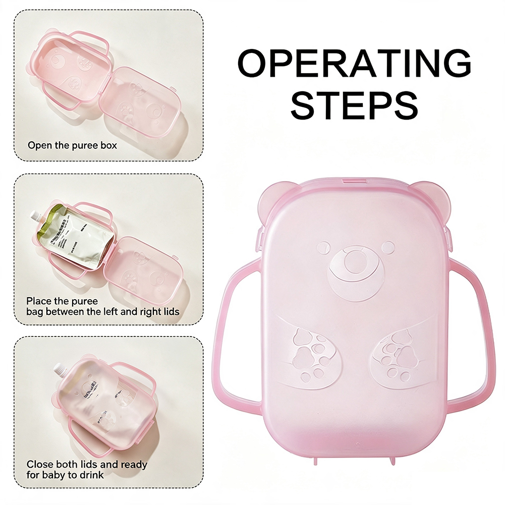 Squeeze Proof Pouch Holder Foo - огляд і ціна Baby Food Options
