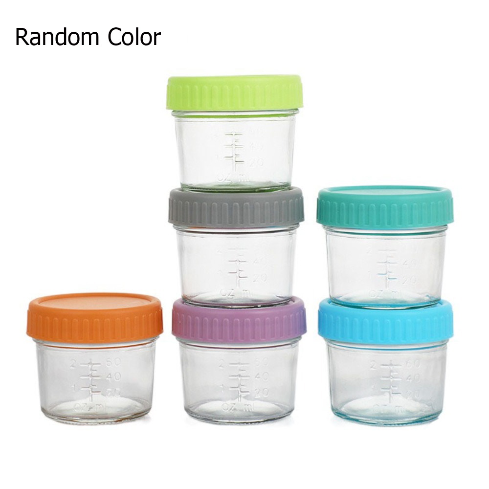 6pcs Multipurpose Glass Baby F - огляд і ціна Baby Food Glass Jars