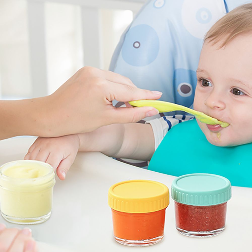 6pcs Glass Baby Food Jar Reusa - огляд і ціна Baby Food Glass