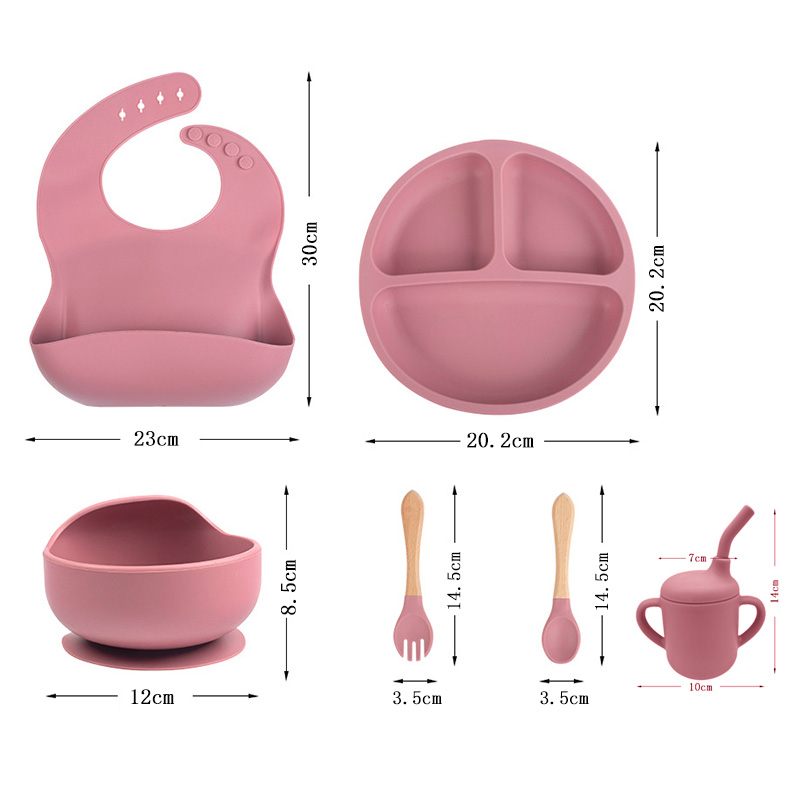 Children's silicone tableware  - огляд і ціна Baby Food Kit