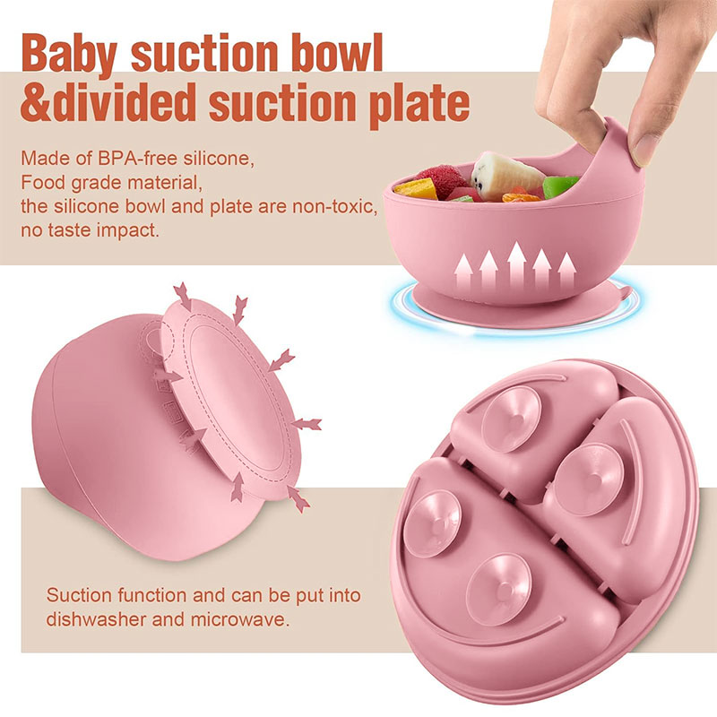Children's silicone tableware  - огляд і ціна Baby Food Kit