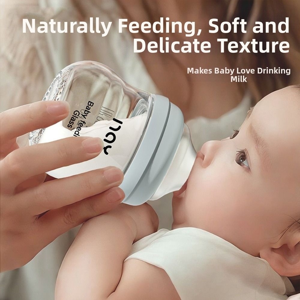 Glass Baby Bottle Anti-flatule - огляд і ціна Baby Food Glass