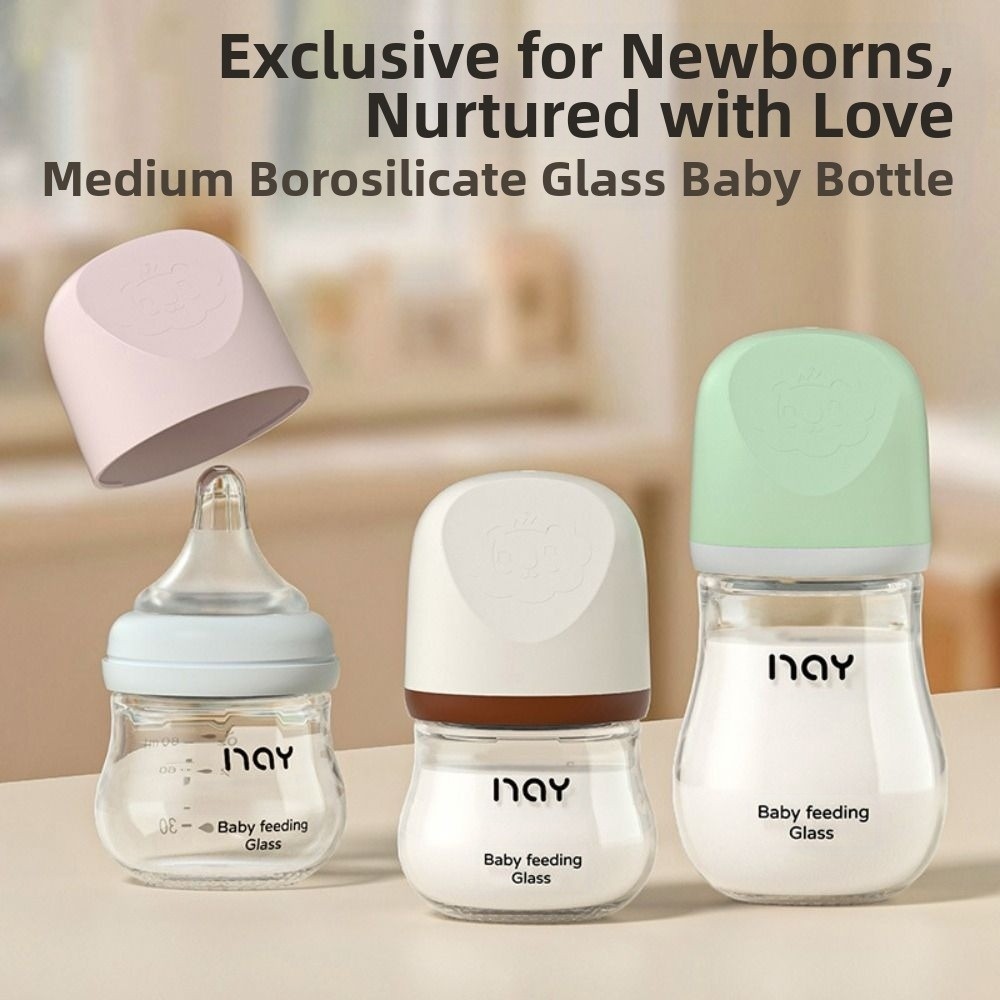Glass Baby Bottle Anti-flatule - огляд і ціна Baby Food Glass