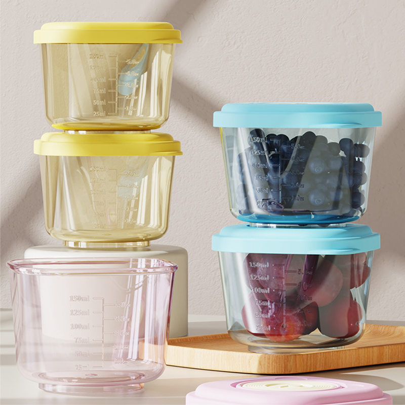6 Pcs Baby Food Storage Contai - огляд і ціна Baby Food Glass Jars