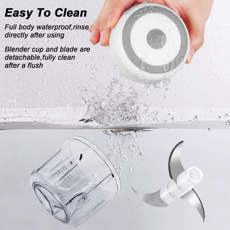 250ML Electric Garlic Grinder  - огляд і ціна Baby Food Mixer