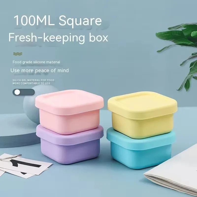 1Pc Silicone Baby Lunch Box wi - огляд і ціна Baby Food Options