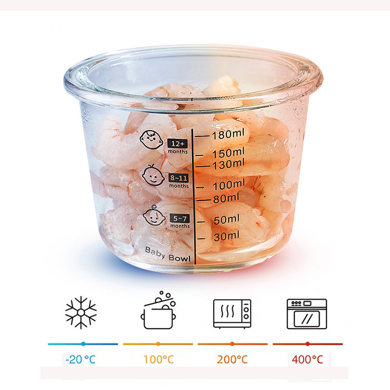 High Borosilicate Glass Lunch  - огляд і ціна Baby Food Glass Jar