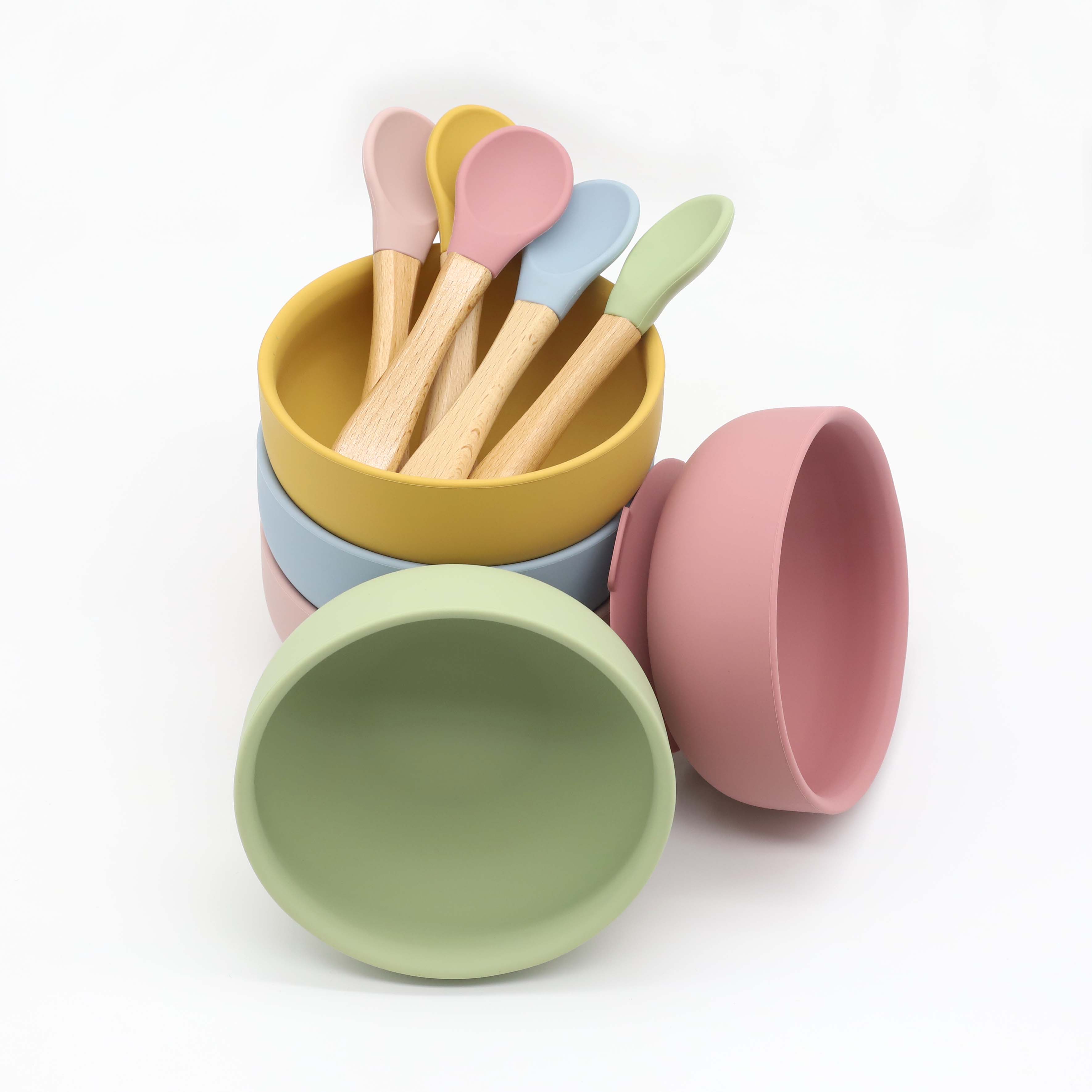 Silicone bowl with suction cup - огляд і ціна Baby Food Kit