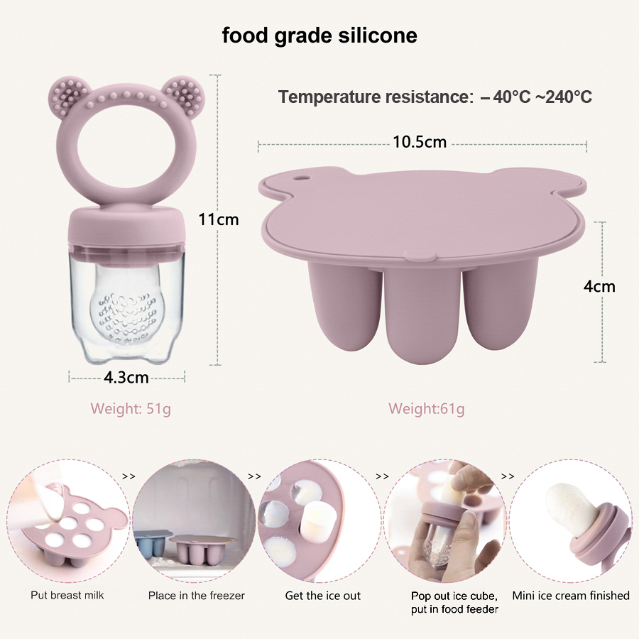Baby Ice Cream Pops Silicone M - огляд і ціна Baby Food Options