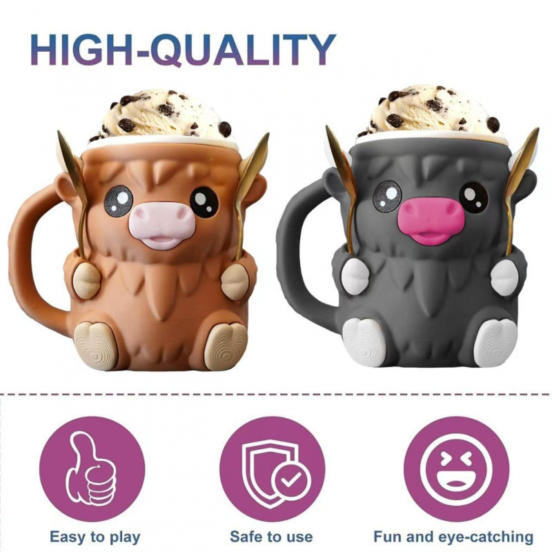 Highland Cow Ice Cream Pint Ho - огляд і ціна Baby Food Yogurt