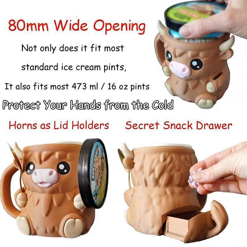 Highland Cow Ice Cream Pint Ho - огляд і ціна Baby Food Yogurt
