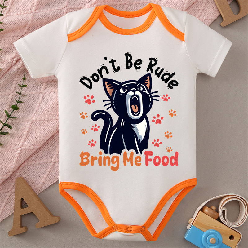 100% Cotton Onesie Don't Be Ru - огляд і ціна Baby Food Intake